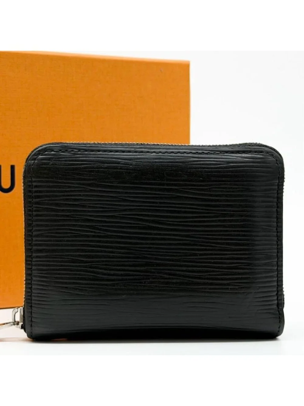 Louis Vuitton Zippy Coin Purse Epi Black